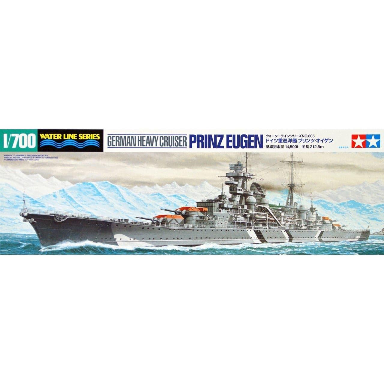 TAMIYA 1/700 German Heavy Cruiser Prinz Eugen