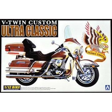 AOSHIMA 1/12 Ultra Classic with V-Twin Motorcycle