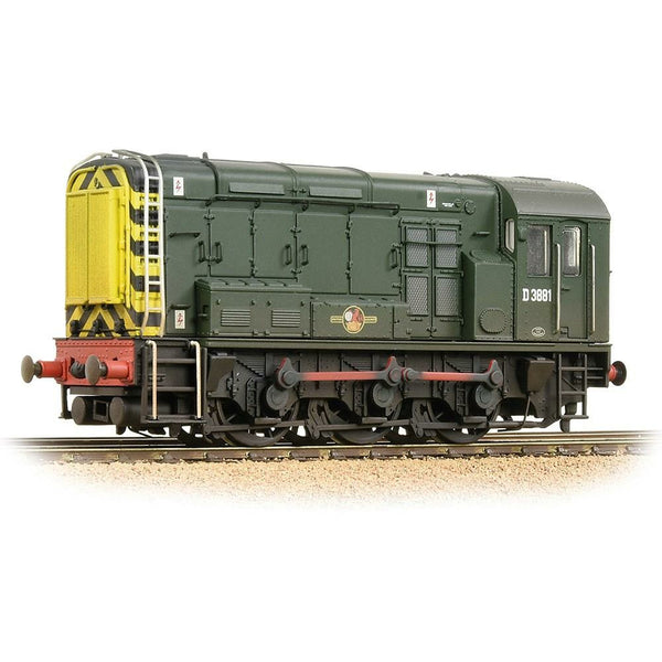 BRANCHLINE OO Class 08 D3881 BR Green (Wasp Stripes) [W]