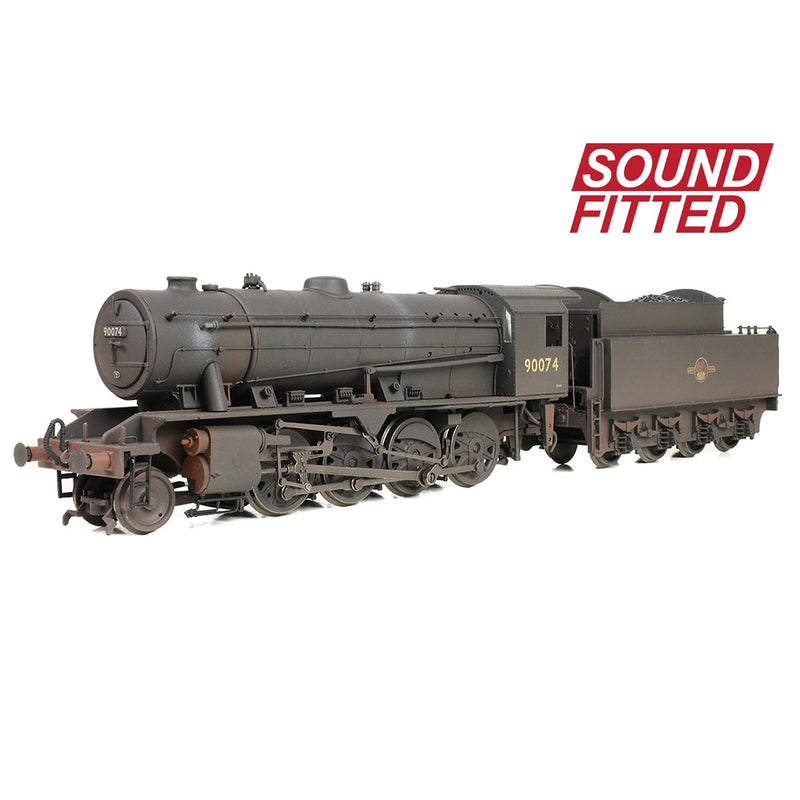 BRANCHLINE OO WD Austerity 90074 BR Black (Late Crest) [W] DCC Sound Fitted