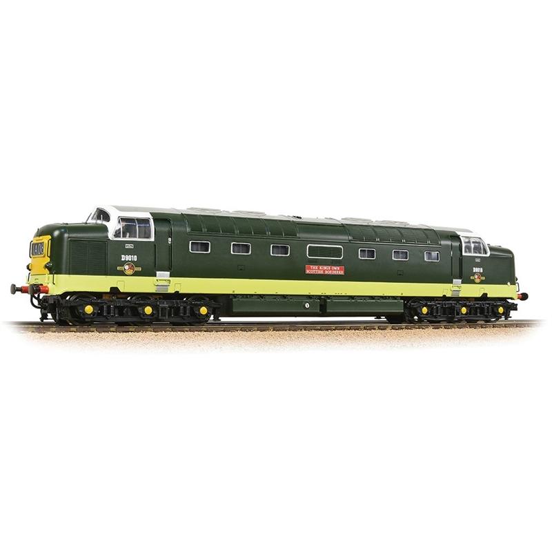 BRANCHLINE OO Class 55 'Deltic' D9010 'The Kings Own Scottish Borderer' BR Two Tone Green (Small Yellow Panels) DCC Sound Fitted