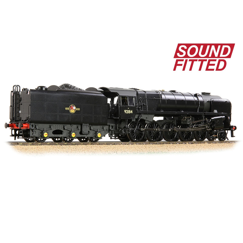 BRANCHLINE OO BR Standard 9F with BR1F Tender 92184 BR Black (Late Crest) DCC Sound Fitted