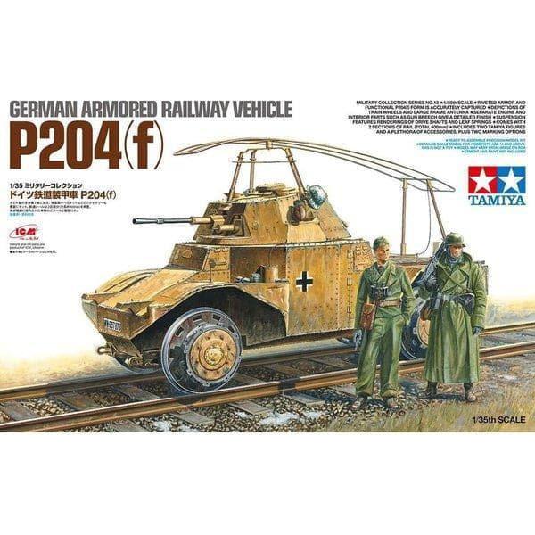 TAMIYA 1/35 P204(f) German Armored Railway Vehicle