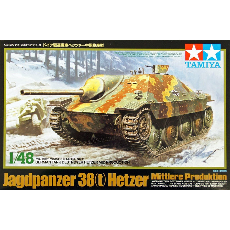 TAMIYA 1/48 Jagdpanther 38(t) Hetzer Mid Production