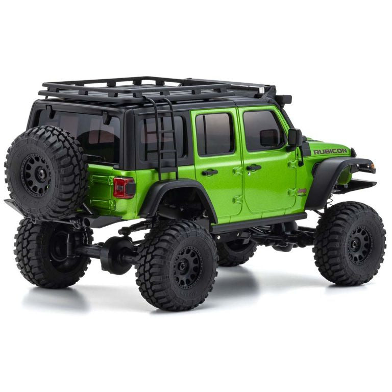 KYOSHO Mini-Z 4x4 MX-01 Readyset Jeep Wrangler Unlimited RU-Bicon W/Wide Trei & Acc. Green