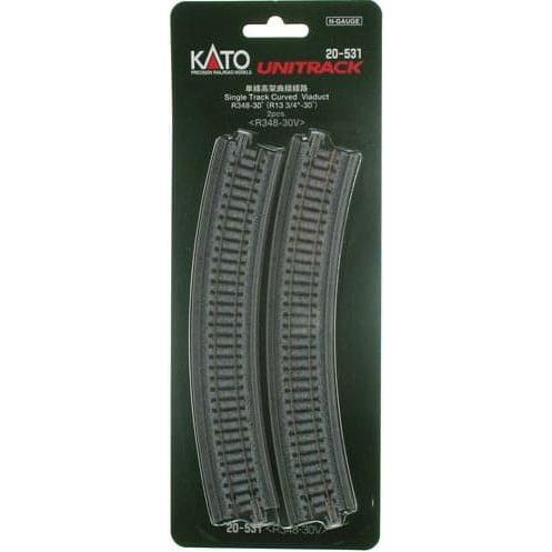 KATO N Single Track Curved Viaduct R348-30Deg (2)