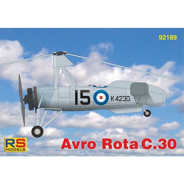 RS MODELS 1/72 Avro Rota/Cierva C.30 4. decal v. for RAF, Sweden, Switzherland Spain