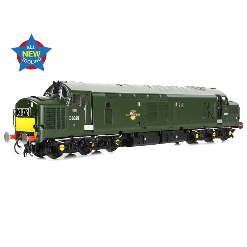 BRANCHLINE OO Class 37/0 Centre Headcode D6829 BR Green (Small Yellow Panels)