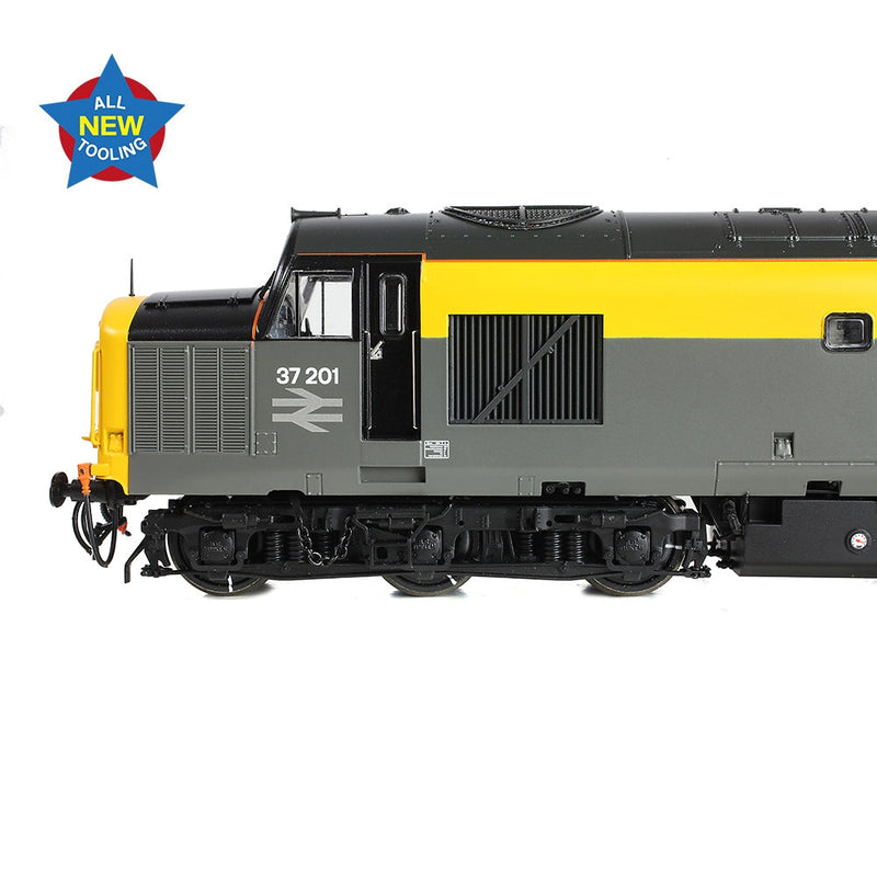 BRANCHLINE OO Class 37/0 Centre Headcode 37201 'St. Margaret' BR Eng. Grey & Yellow