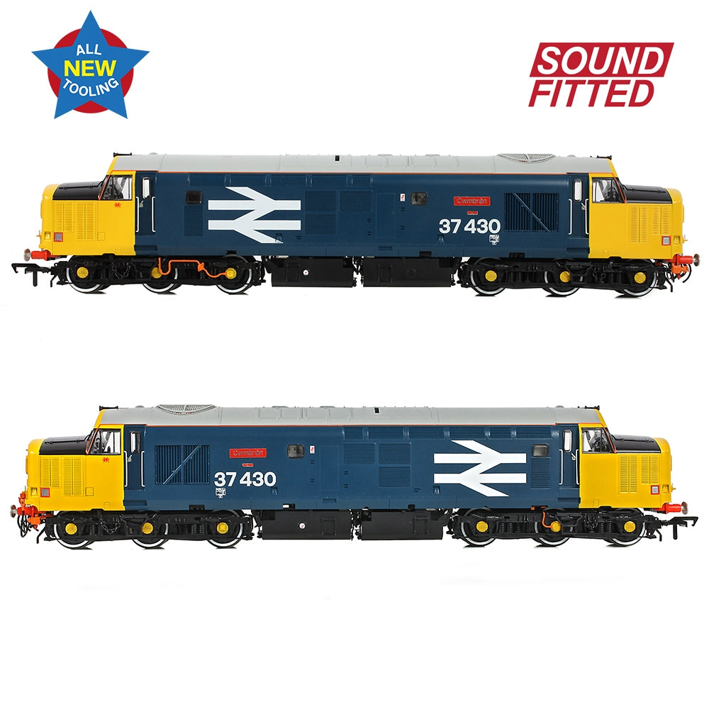 BRANCHLINE OO Class 37/4 Refurbished No. 37430 'Cwmbran' BR Blue Large Logo DCC Sound Fitted