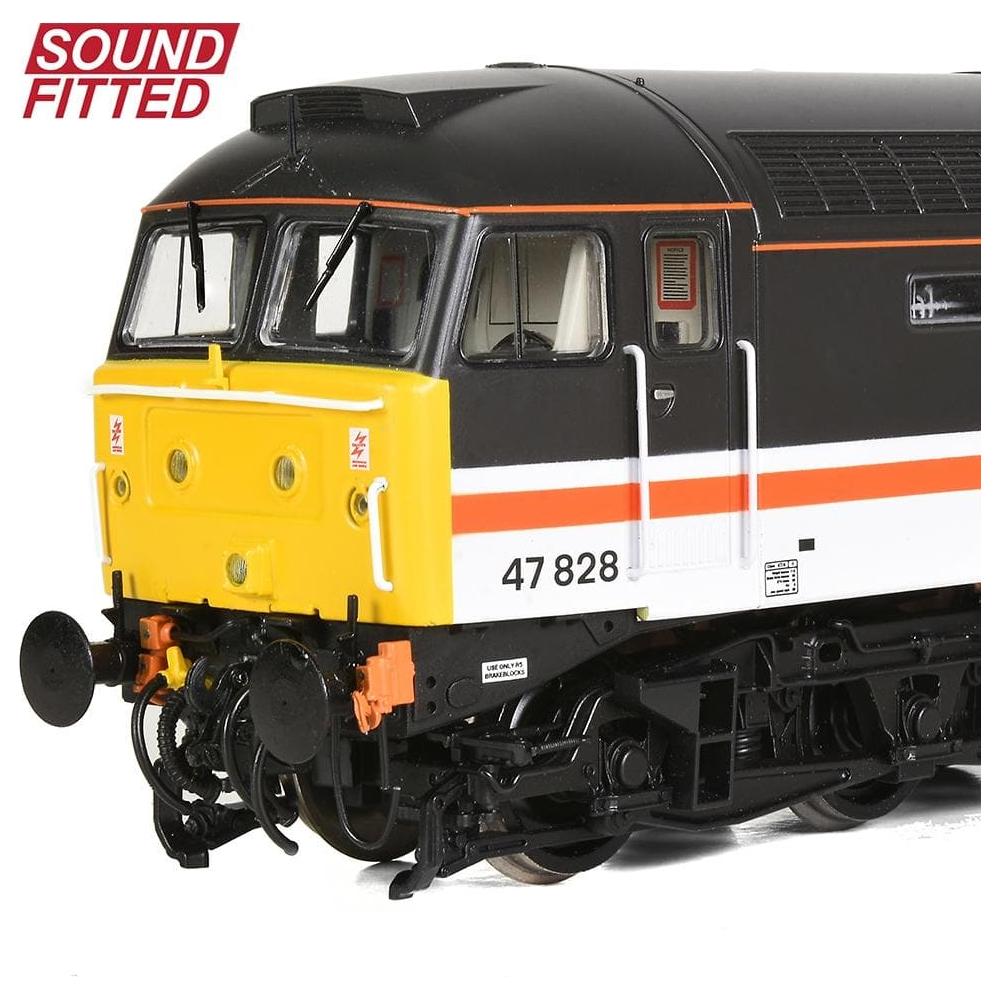 BRANCHLINE OO Class 47/4 47828 BR InterCity (Swallow) DCC Sound Fitted