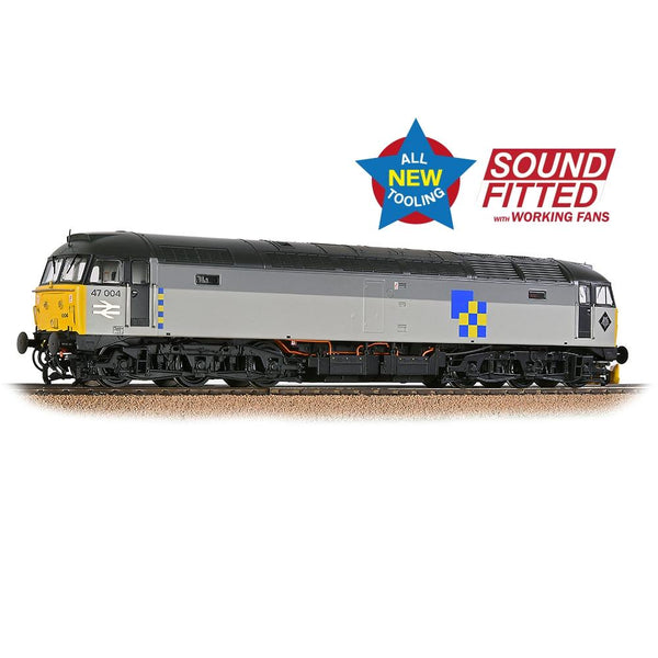 BRANCHLINE OO Class 47/0 47004 BR Railfreight Construction Sector DCC Sound Fitted with Working Fans