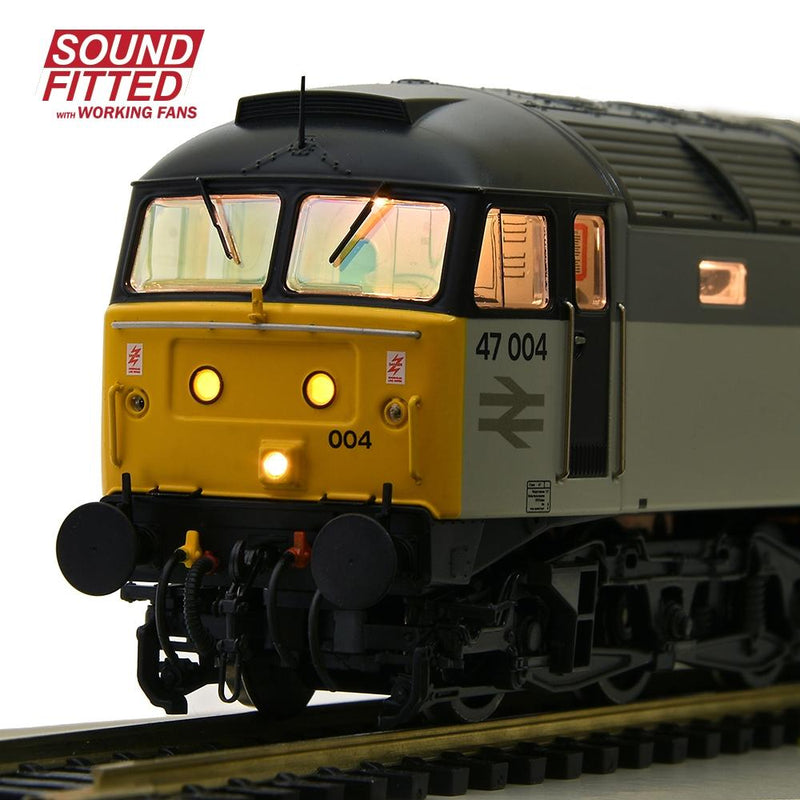 BRANCHLINE OO Class 47/0 47004 BR Railfreight Construction Sector DCC Sound Fitted with Working Fans