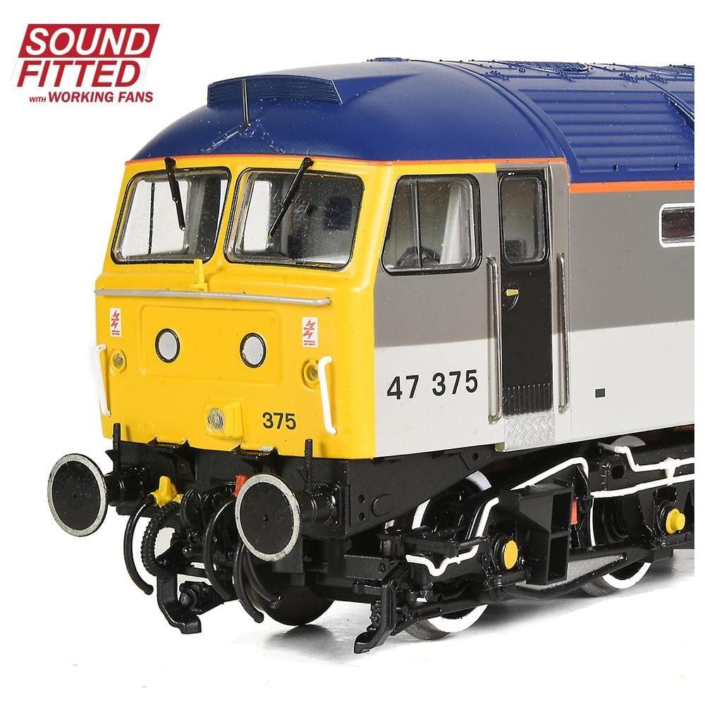 BRANCHLINE OO Class 47/3 47375 'Tinsley Traction Depot' BR RF Distribution European DCC Sound Fitted with Working Fans