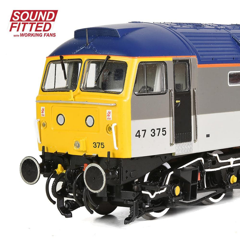 BRANCHLINE OO Class 47/3 47375 'Tinsley Traction Depot' BR RF Distribution European DCC Sound Fitted with Working Fans