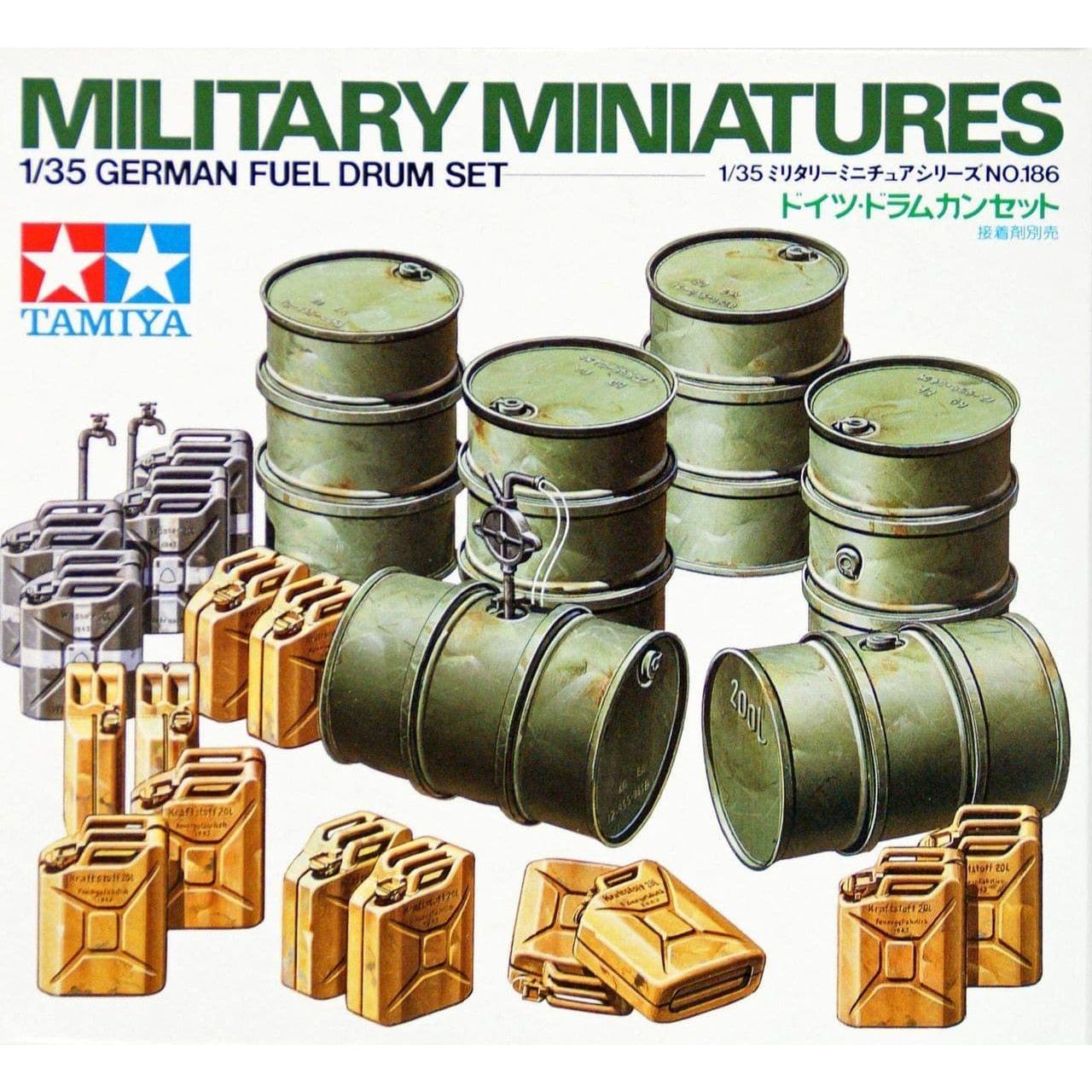 TAMIYA 1/35 German Fuel Drum Set