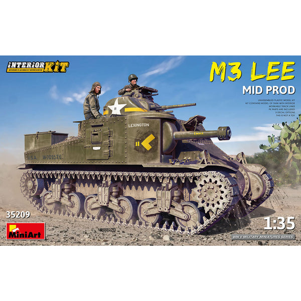 MINIART 1/35 M3 Lee Mid Prod. Interior Kit