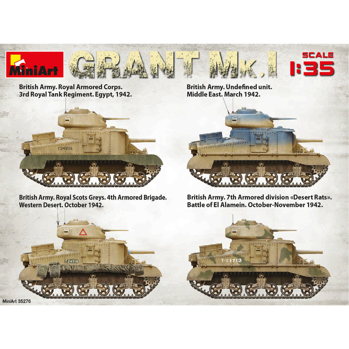 MINIART 1/35 Grant Mk.I