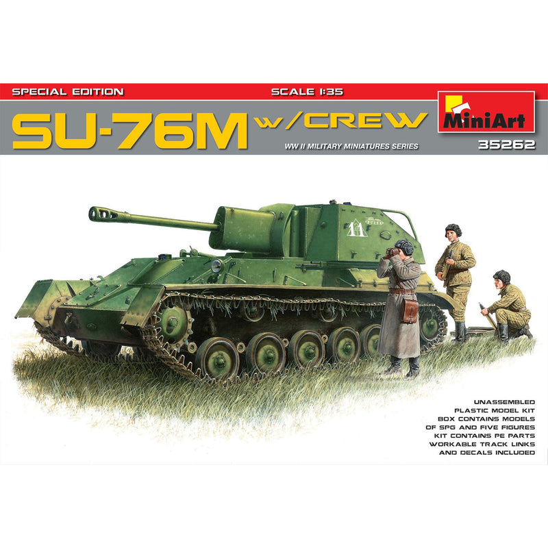 MINIART 1/35 SU-76M with Crew Special Edition