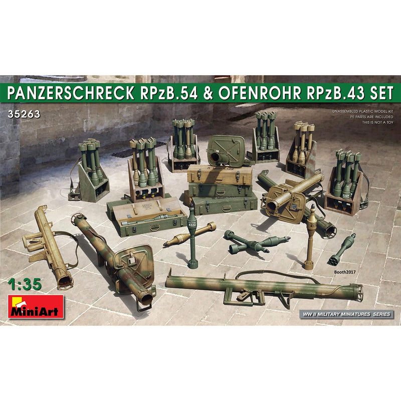 MINIART 1/35 Panzerschreck RPzB.54 & Ofenrohr RPzB.43 Set