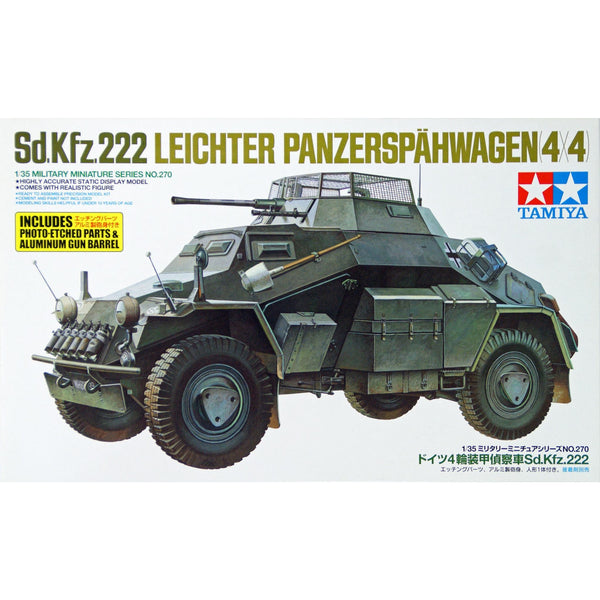 TAMIYA 1/35 Sd.Kfz.222 Leichter Panzerspahwagen (4x4)