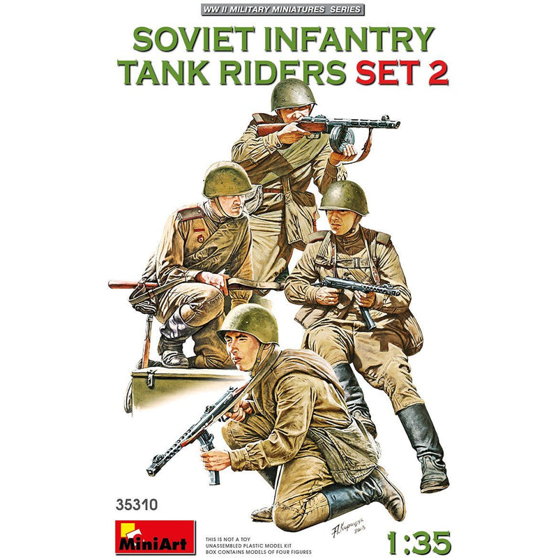MINIART 1/35 Soviet Infantry Tank Riders Set 2