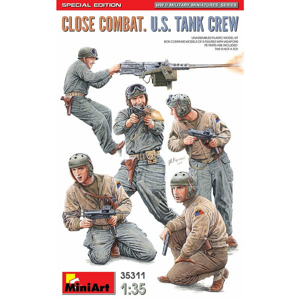 MINIART 1/35 Close Combat. U.S. Tank Crew. Special Edition