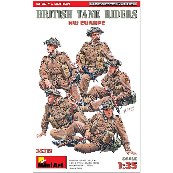 MINIART 1/35 British Tank Riders (NW Europe). Special Edition