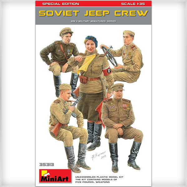 MINIART 1/35 Soviet Jeep Crew Special Edition