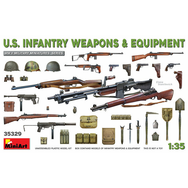 MINIART 1/35 U.S. Infantry Weapons & Equipment