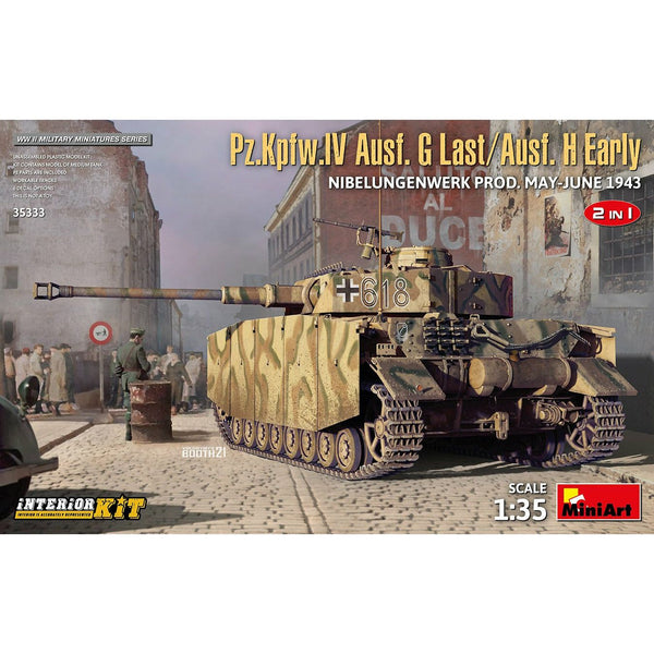 MINIART 1/35 Pz.Kpfw.IV Ausf. G-Last/H-Early Nibelungenwerk Prod. (May-June 1943) 2in1 Interior Kit