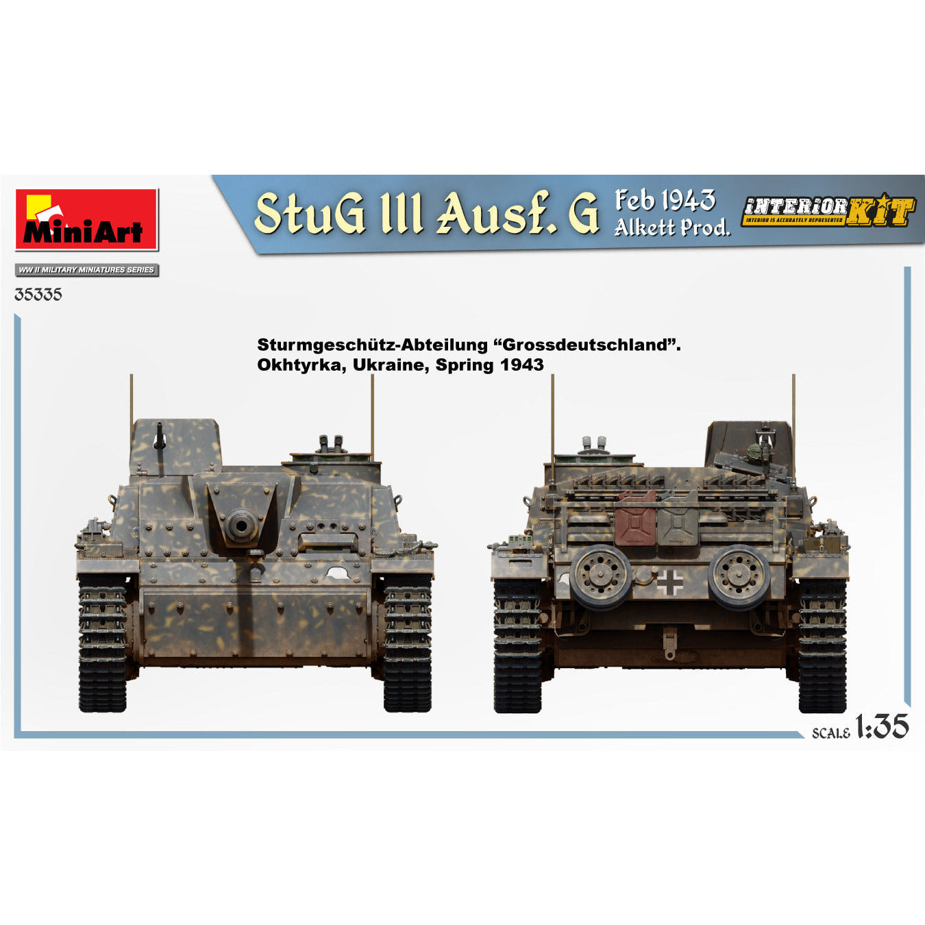 MINIART 1/35 StuG III Ausf. G Feb 1943 Alkett Prod.  Interior Kit