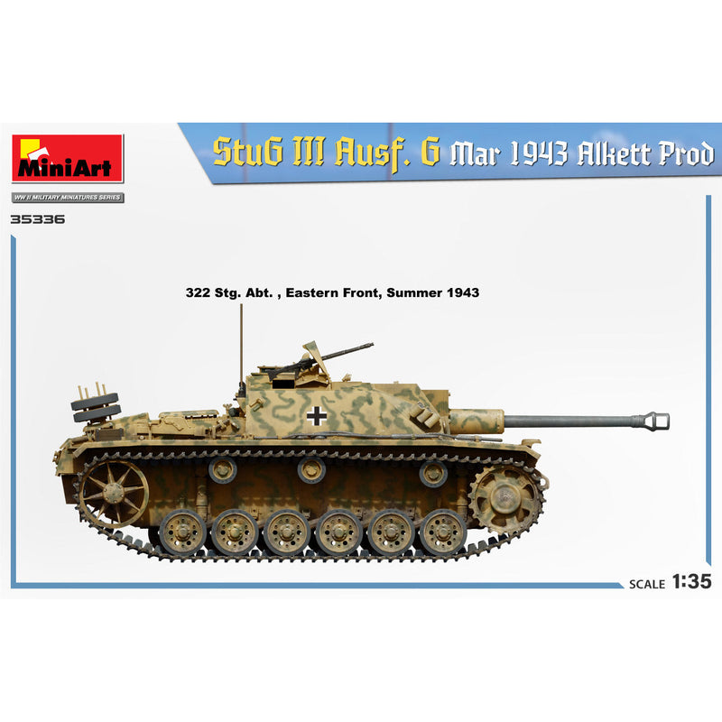 MINIART 1/35 StuG III Ausf. G Mar 1943 Alkett Prod
