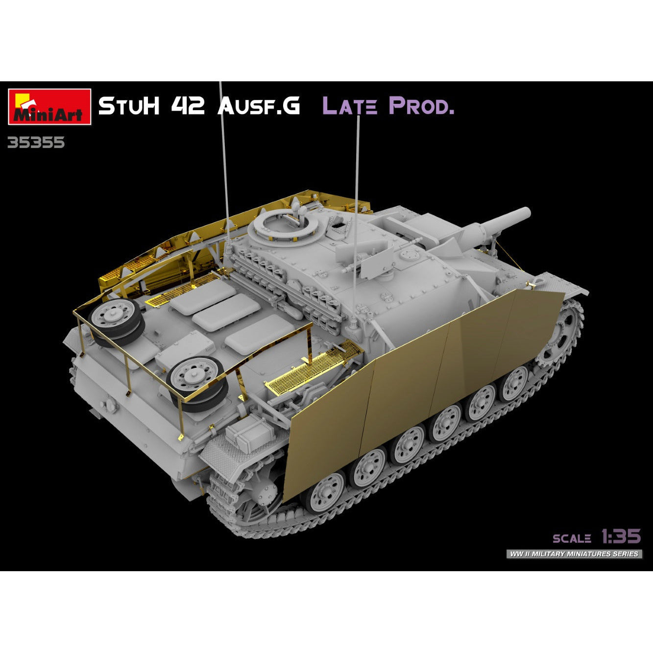 MINIART 1/35 StuH 42 Ausf. G Late Prod.