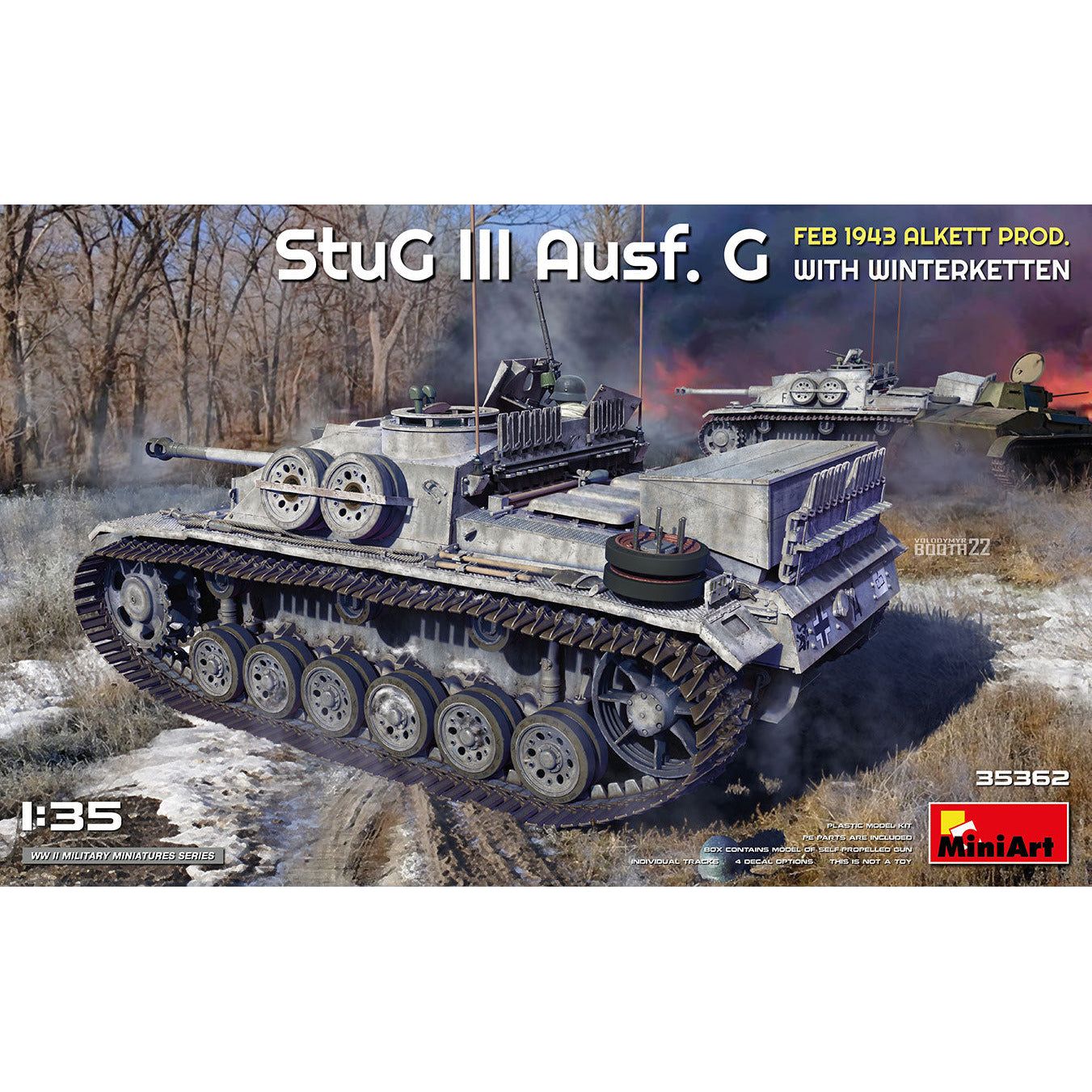 MINIART 1/35 StuG III Ausf. G Feb 1943 Alkett Prod. with Winterketten