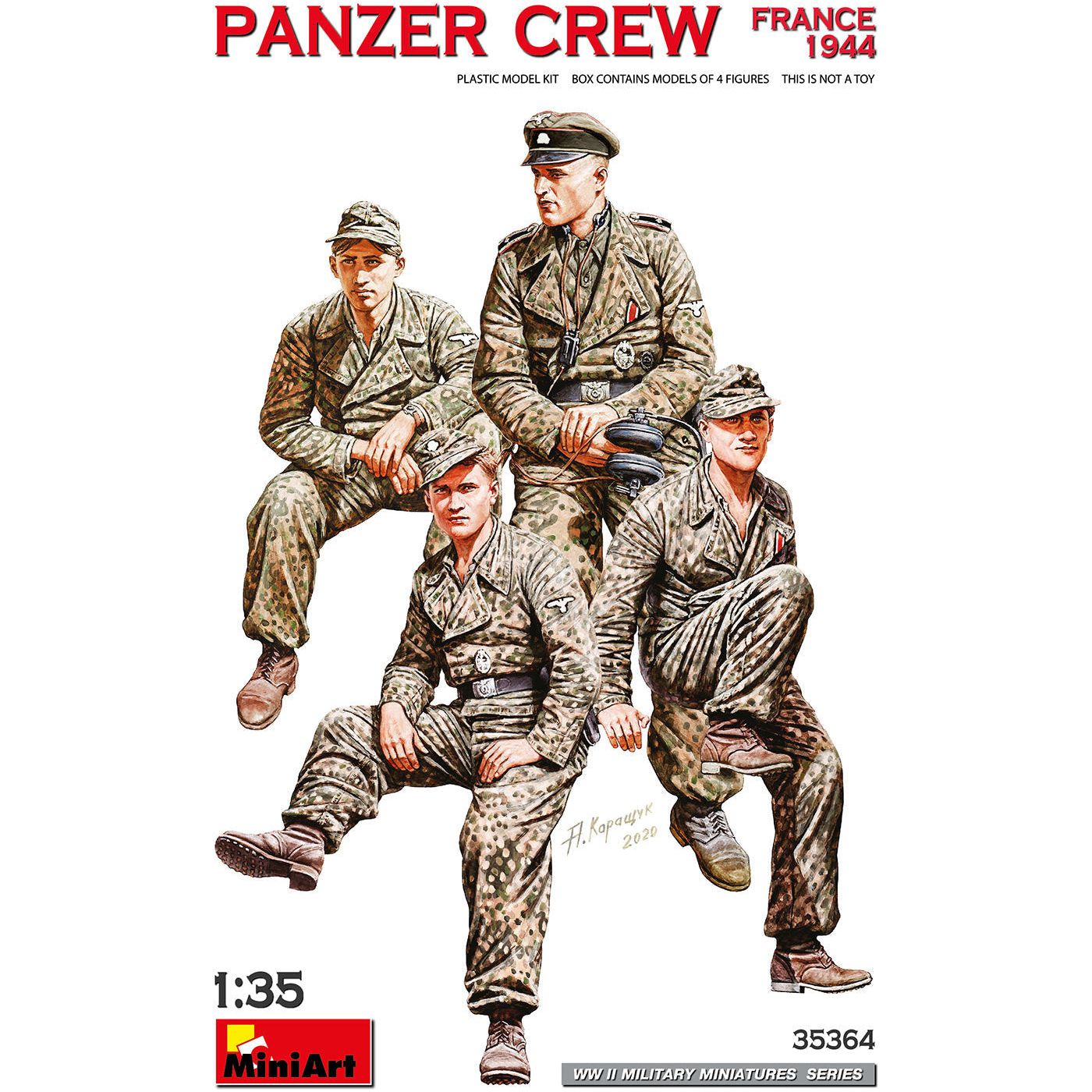 MINIART 1/35 Panzer Crew France 1944