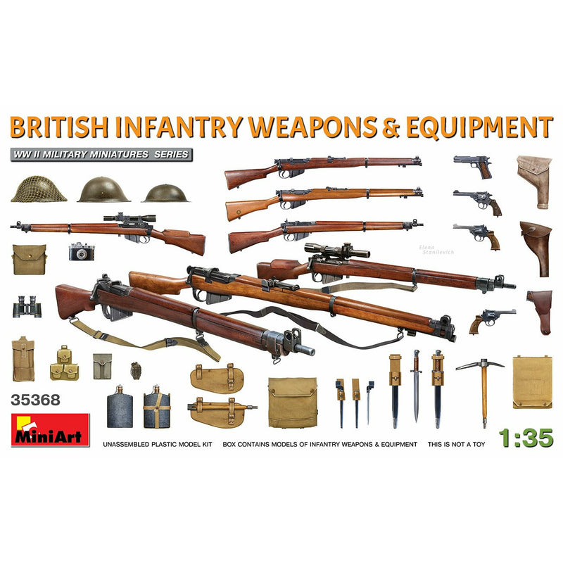MINIART 1/35 British Infantry Weapons & Equipment
