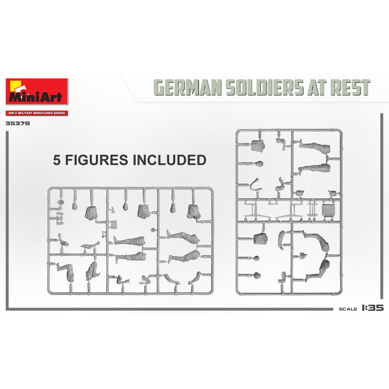 MINIART 1/35 German Soldiers at Rest