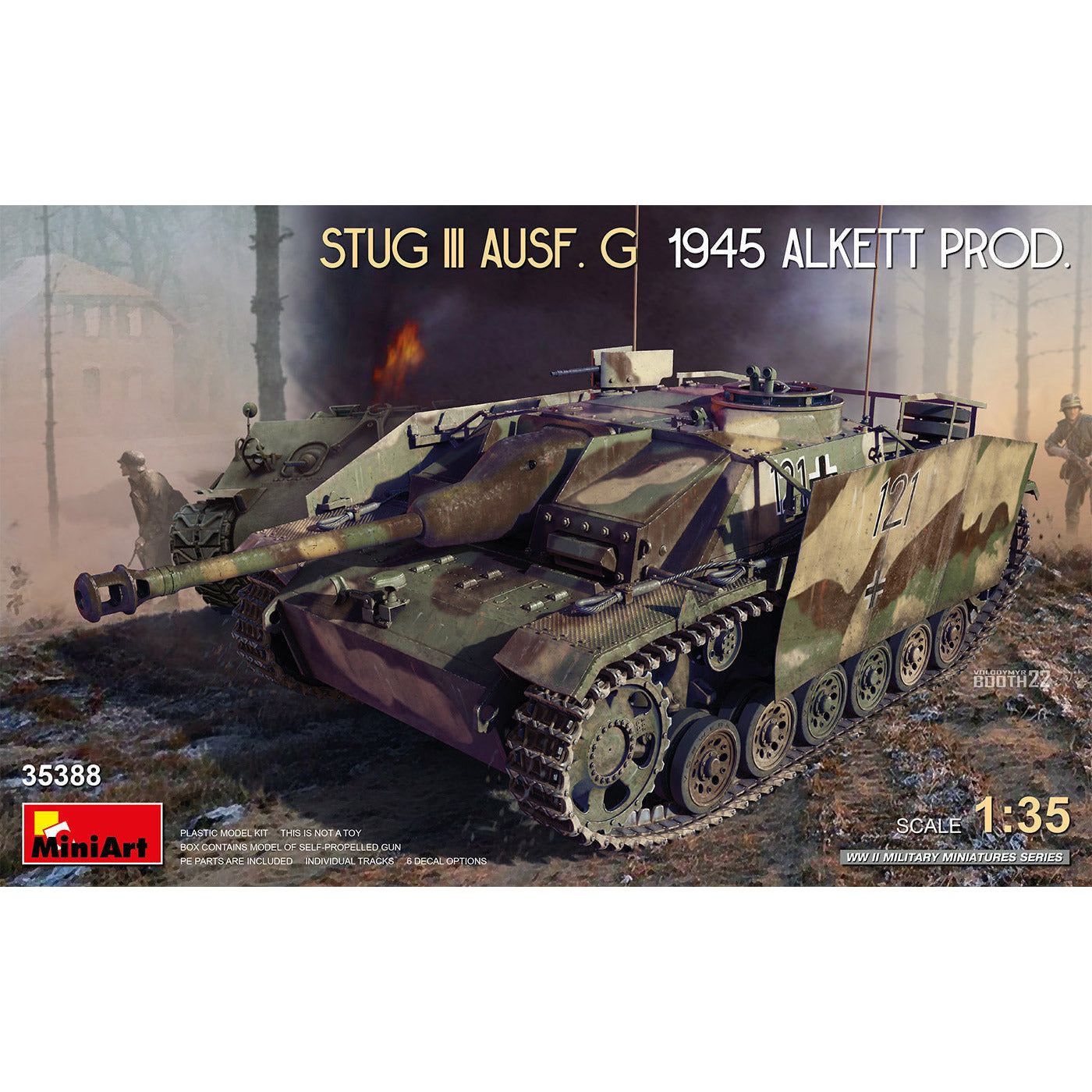 MINIART 1/35 Stug III Ausf. G 1945 Alkett Prod.