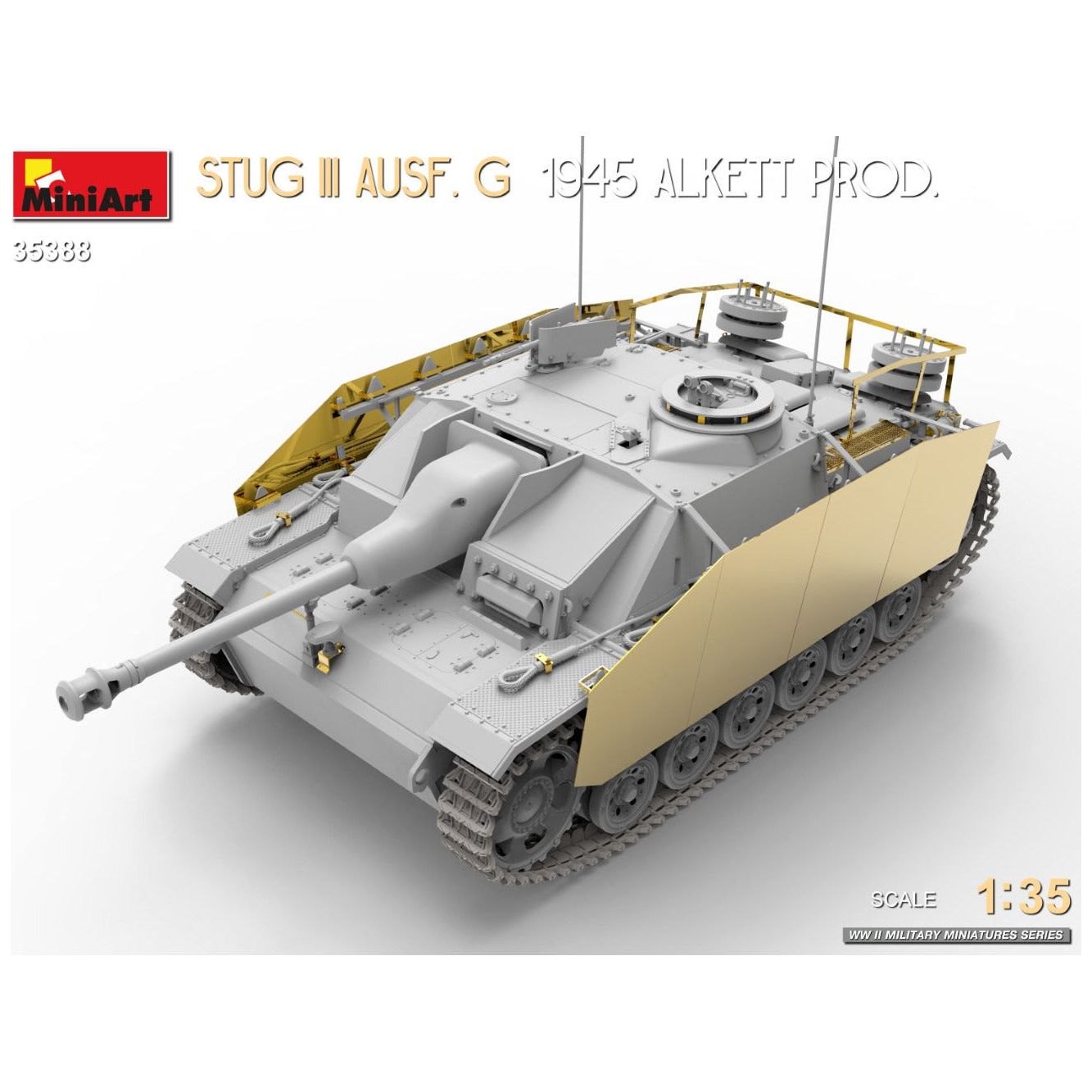 MINIART 1/35 Stug III Ausf. G 1945 Alkett Prod.