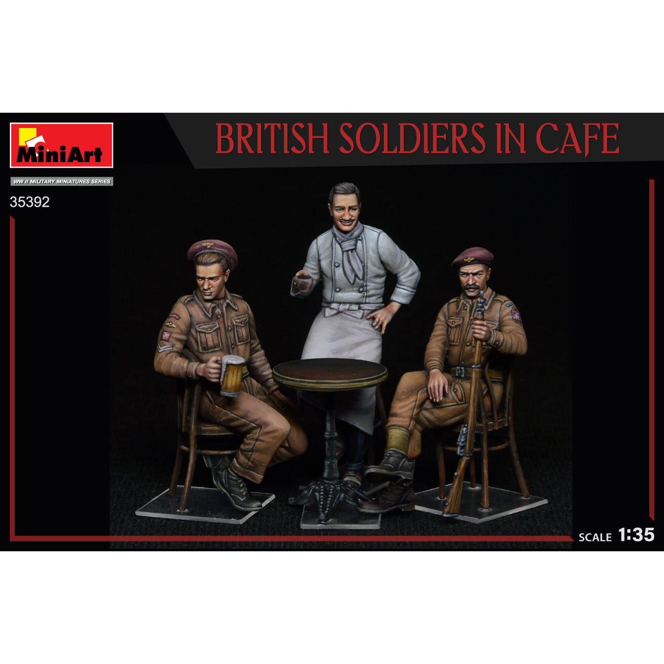 MINIART 1/35 British Soldiers in Cafe