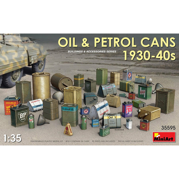 MINIART 1/35 Oil and Petrol Cans 1930-1940s