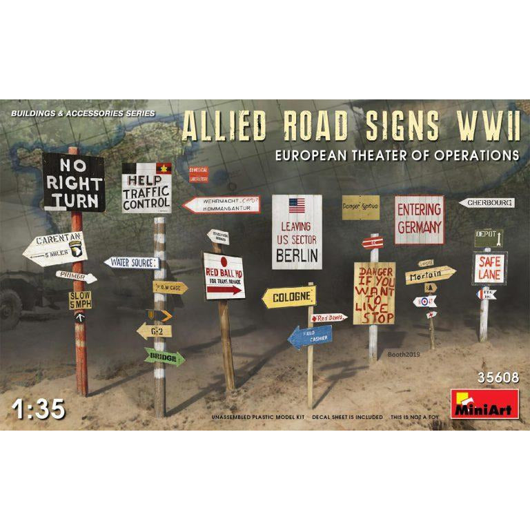 MINIART 1/35 Allied Road Signs WW2 European Theatre