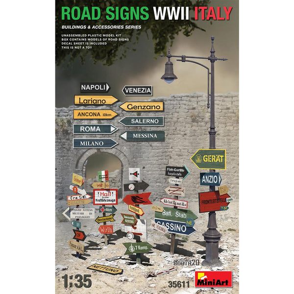 MINIART 1/35 Road Signs WWII Italy