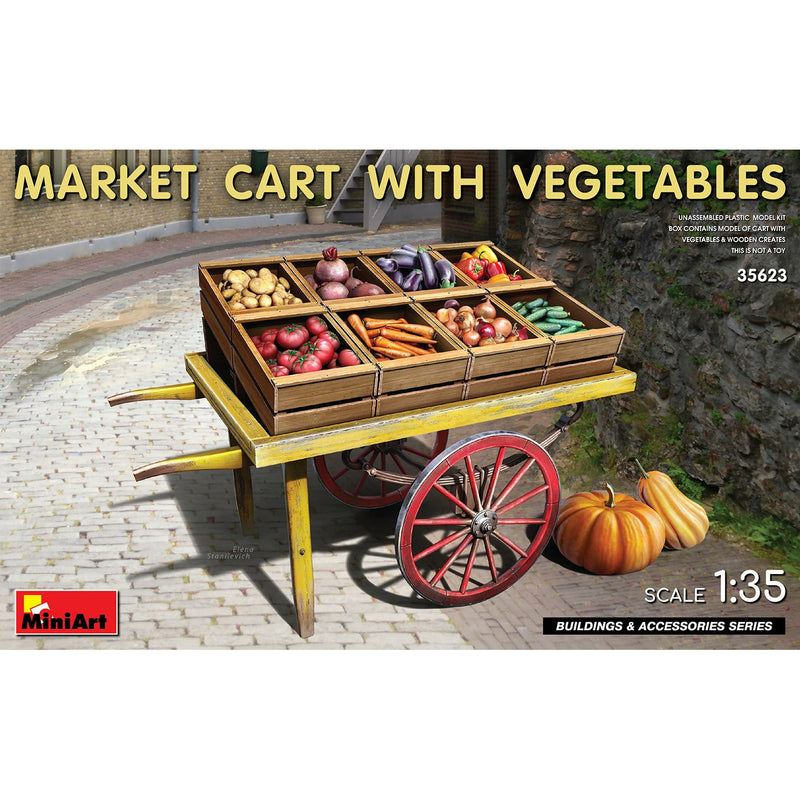 MINIART 1/35 Market Cart with Vegetables