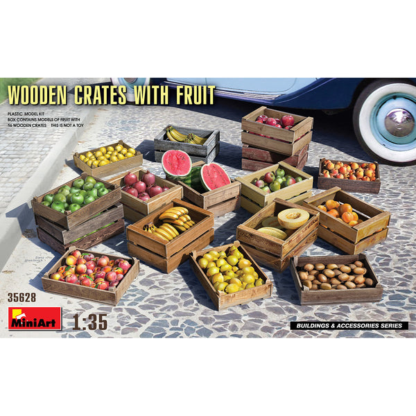MINIART 1/35 Wooden Crates with Fruit
