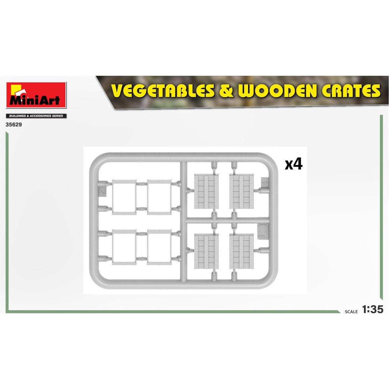 MINIART 1/35 Vegetables & Wooden Crates