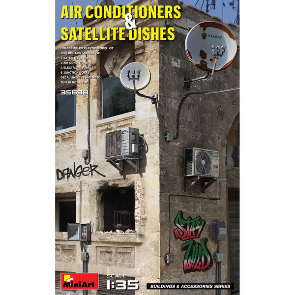 MINIART 1/35 Air Conditioners & Satellite Dishes
