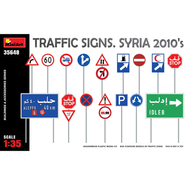 MINIART 1/35 Traffic Signs Syria 2010's