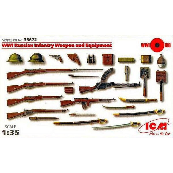 ICM 1/35 WWI Russian Infantry Weapon and Equipment